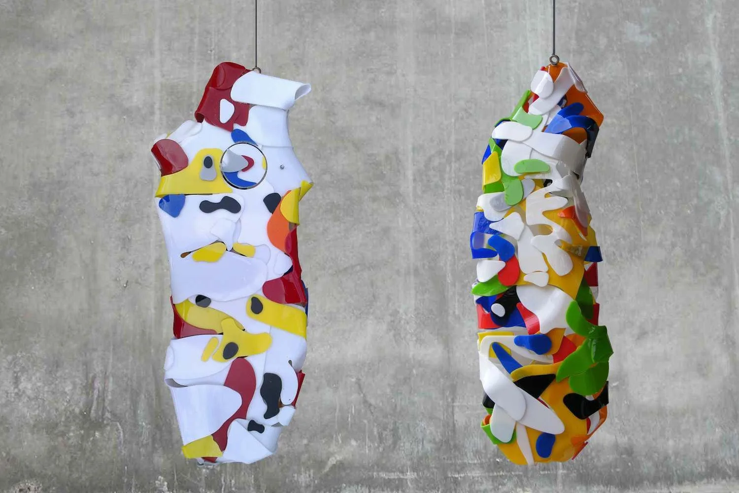 Sculptures from symbiosis light sculpture series by Marko Gavrilovic