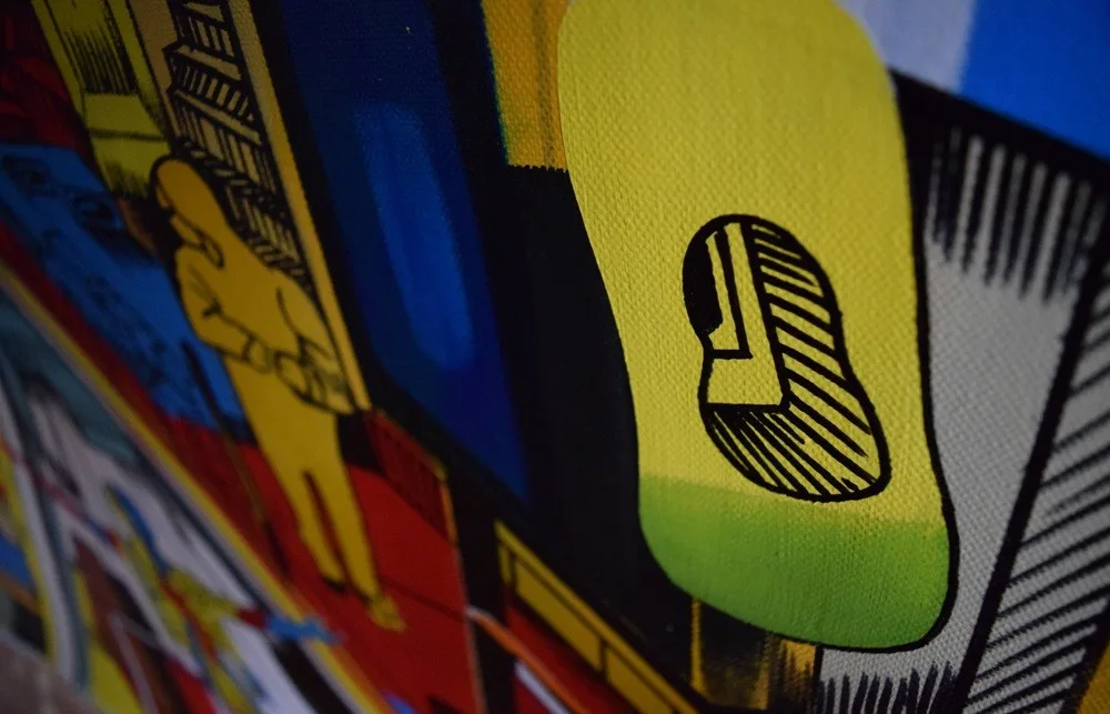 The second Gate, painting, detail 2