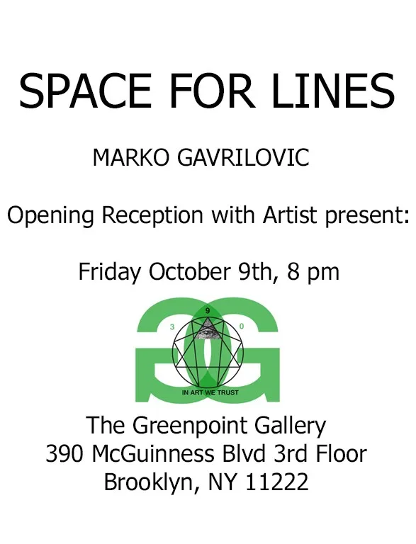 Space for Lines, solo show