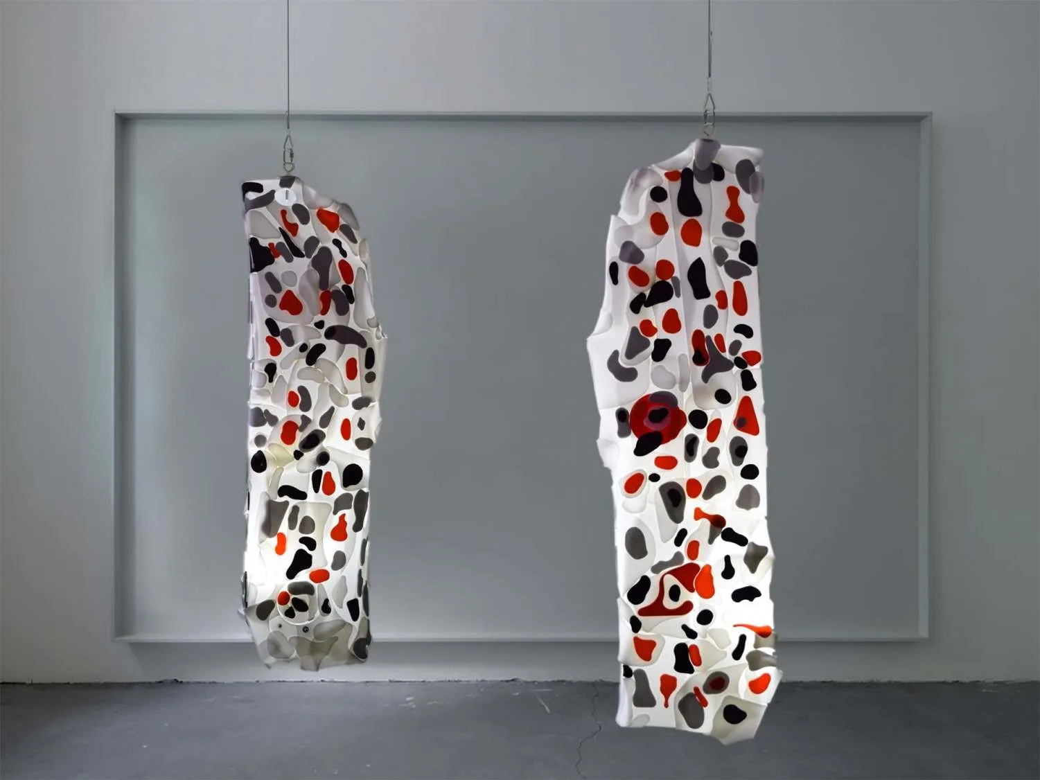 Light sculptures by artist Marko Gavrilovic