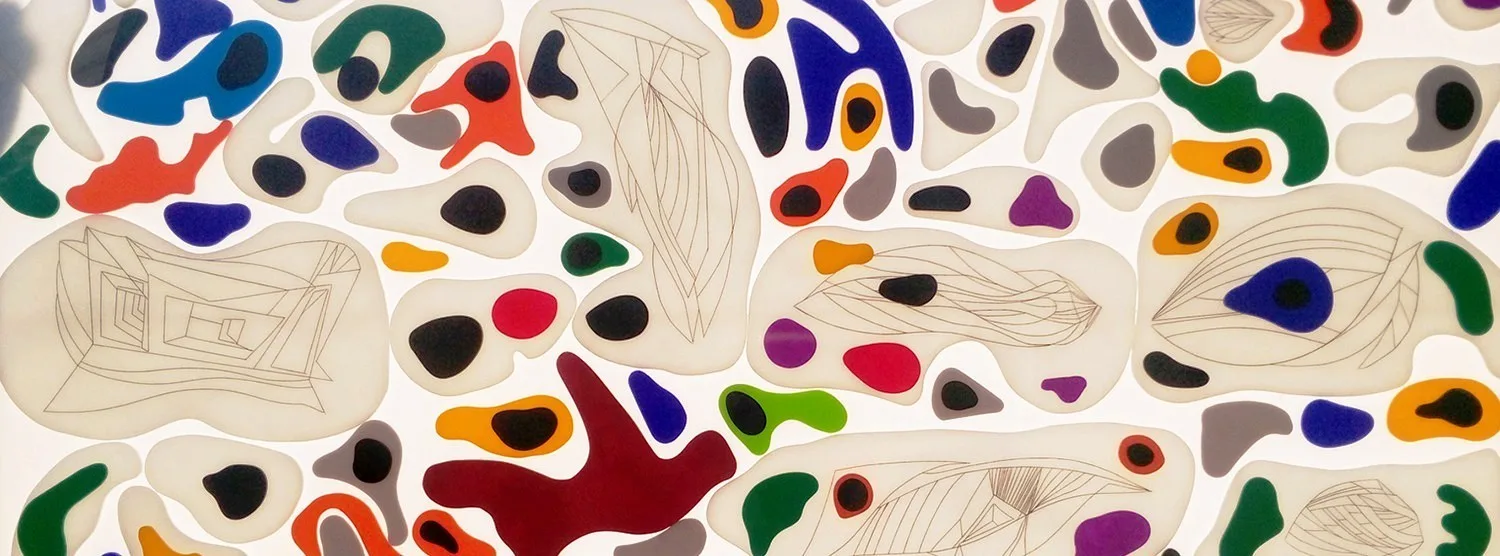 Light sculpture texture detail, plexiglass