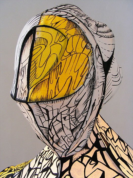 Time is The Enemy, head detail 2, artist Marko Gavrilovic