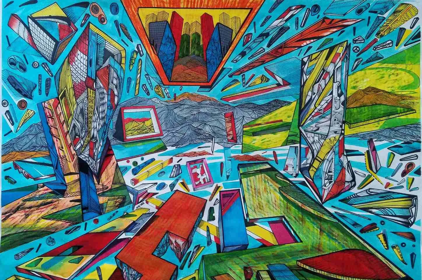 Flying city 7 by Marko Gavrilovic