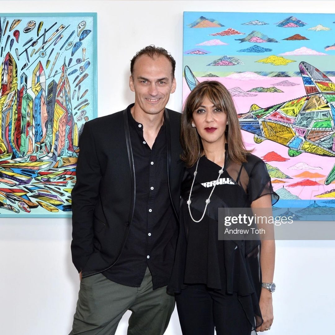 Haleh Mashian and Marko Gavrilovic at Mash Gallery