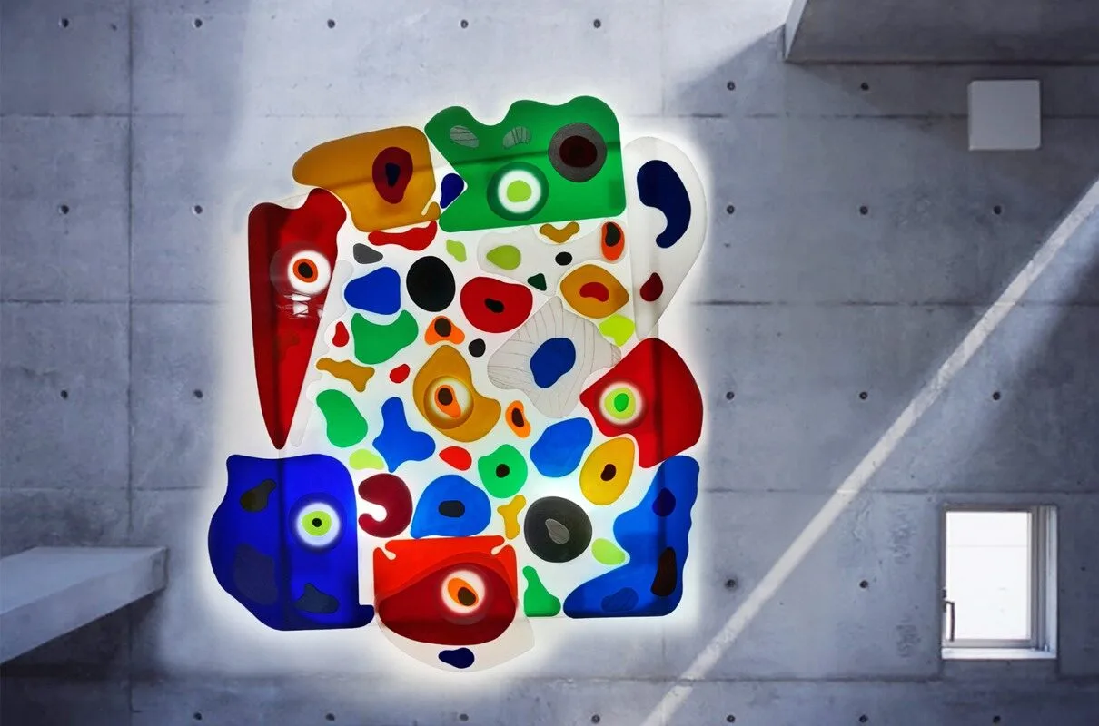 Vibration 3, light panel by Marko Gavrilovic