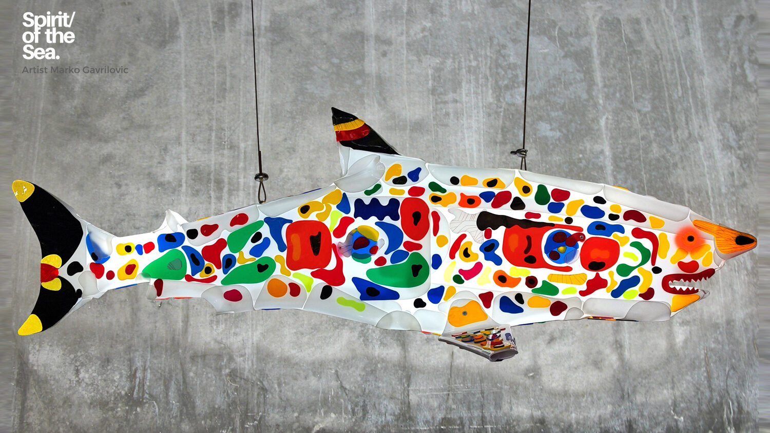 Spirit of the Sea, shark sculpture by artist Marko Gavrilovic
