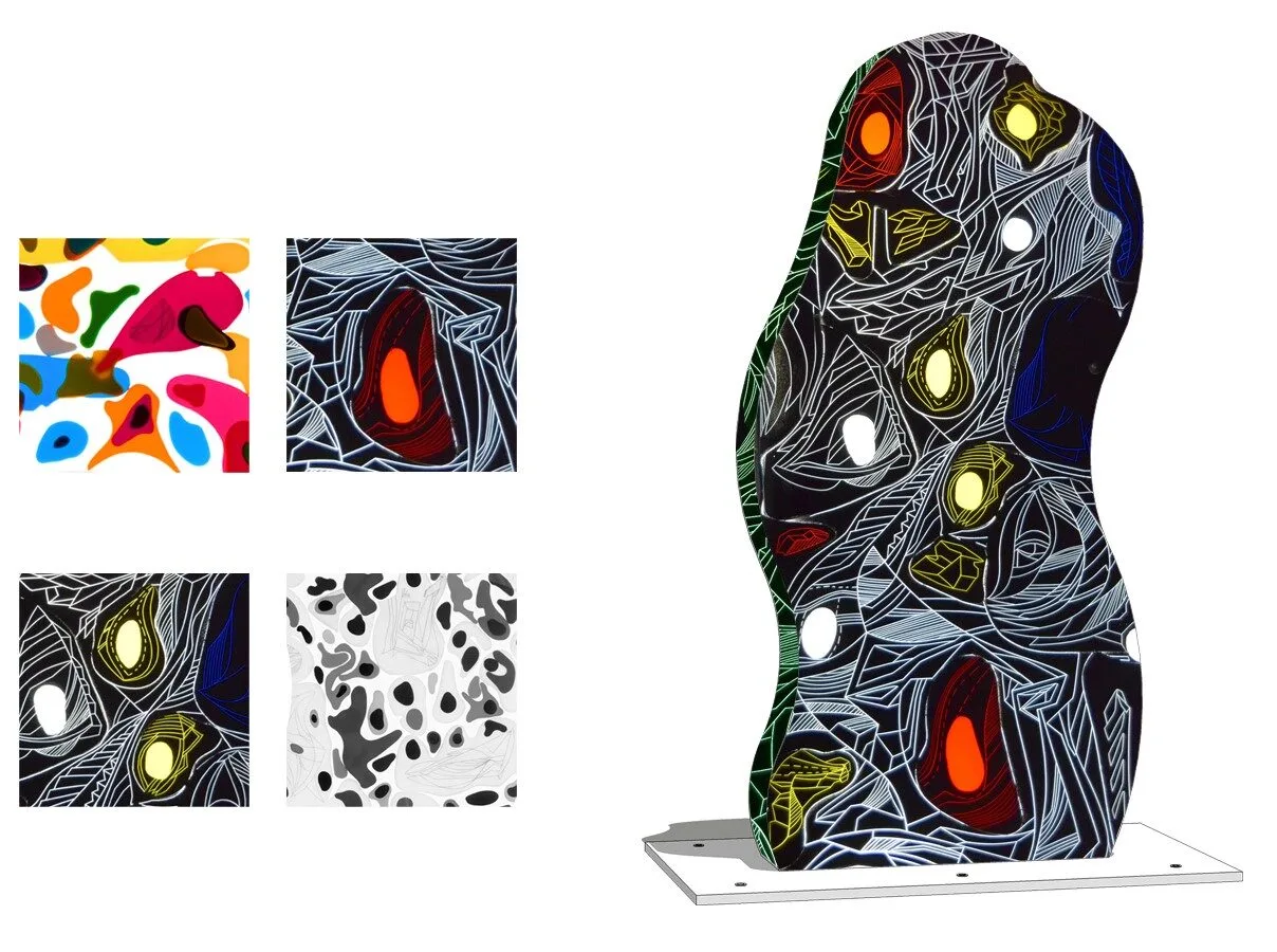 Monolith, examples for colors and textures